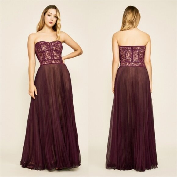 Tadashi Shoji Dresses & Skirts - Tadashi Shoji Evening Dress Chiffon Lace